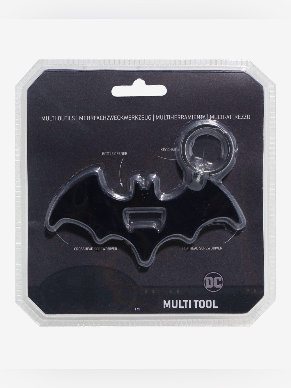NWT Paladone DC Comics Batman multi tool keychain